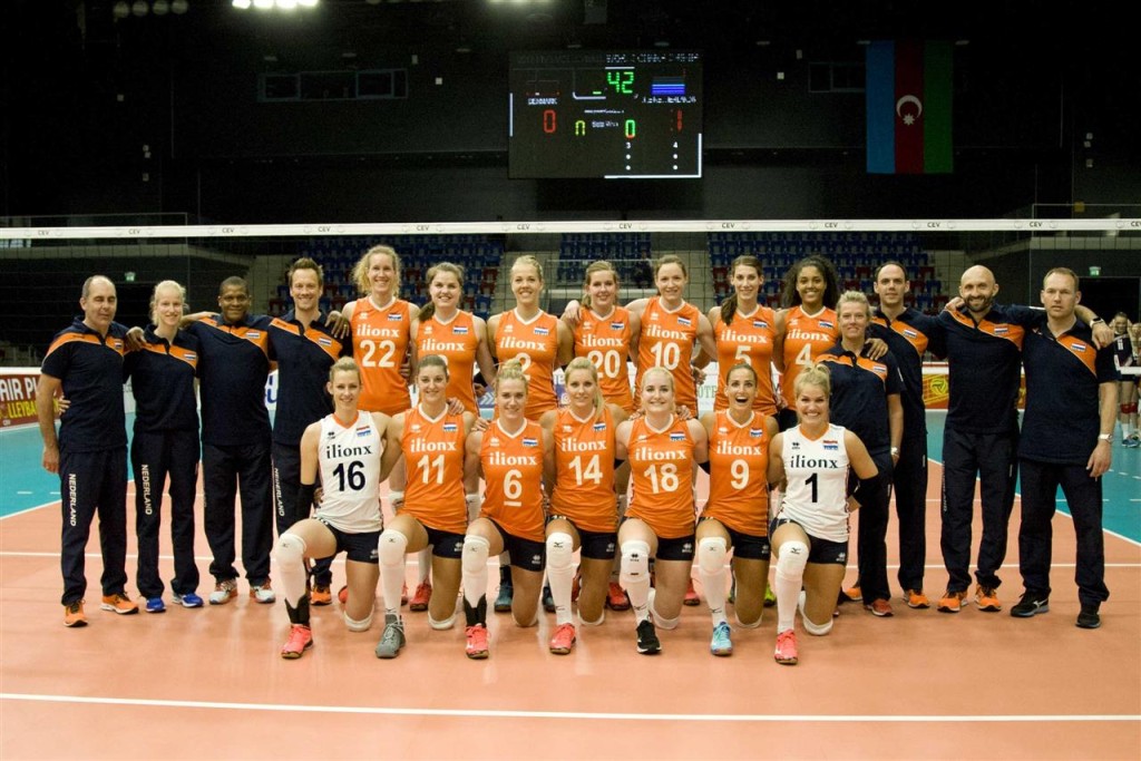 NL teamfoto baku